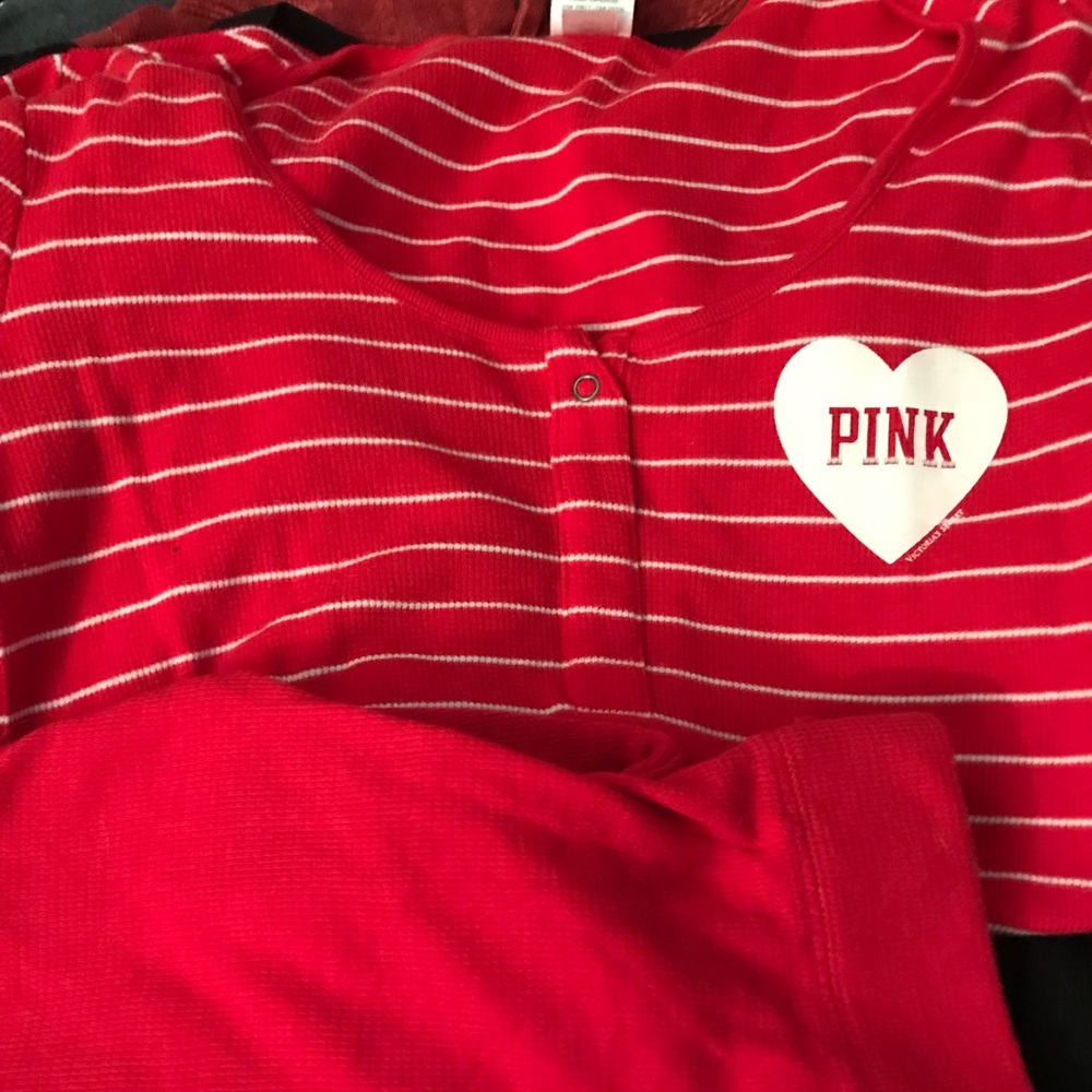 Victoria’s Secret Pink thermal PJ set